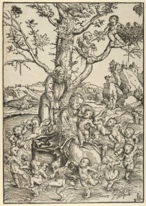 The Rest on the Flight to Egypt, with Dancing Angels MET DP841889