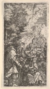 The Rest on the Flight into Egypt MET DP833053