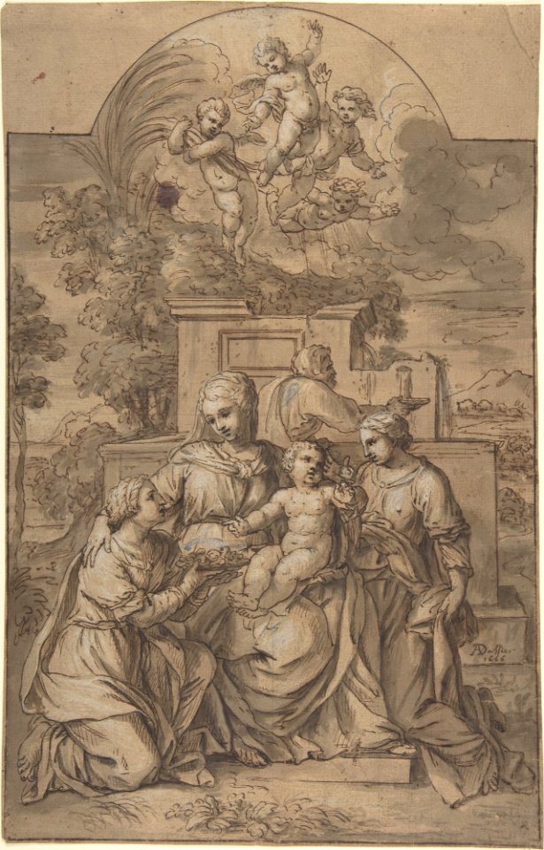 The Rest on the Flight into Egypt MET DP805792