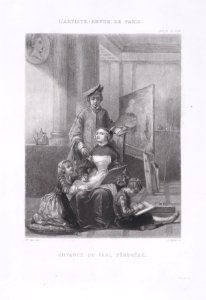The Childhood of Paolo Veronese, from "L'Artiste" Met DP888920