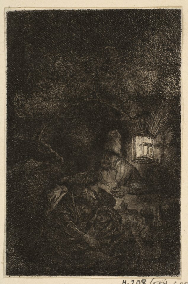 The Rest on the Flight into Egypt- A Night Piece (reverse copy) MET DP814585