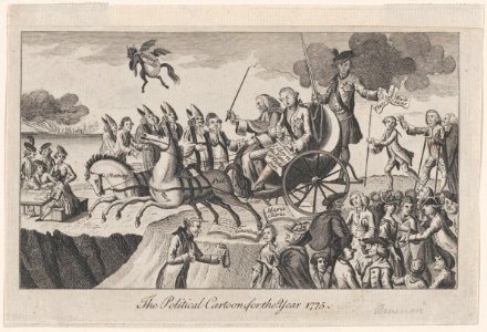 The Political Cartoon, for the Year 1775 MET DP876949