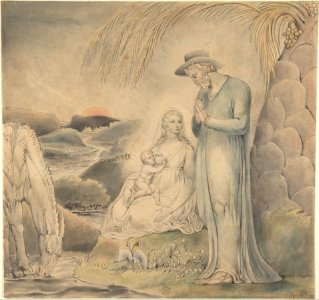 The Rest on the Flight into Egypt (The Repose of the Holy Family in Egypt) MET DP805378