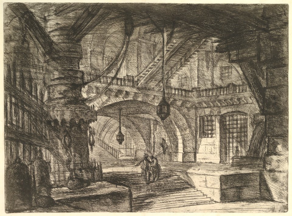 The Pier with Chains, from Carceri d'invenzione (Imaginary Prisons) MET DP828197