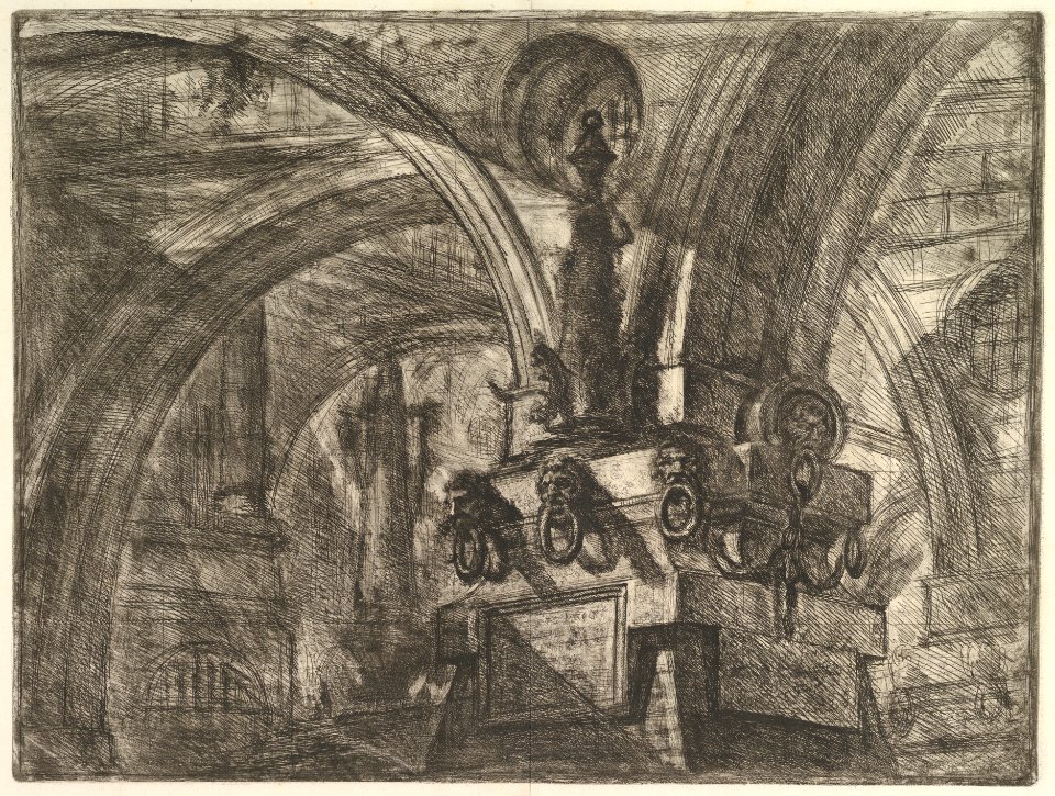 The Pier with a Lamp, from Carceri d'invenzione (Imaginary Prisons) MET DP828181