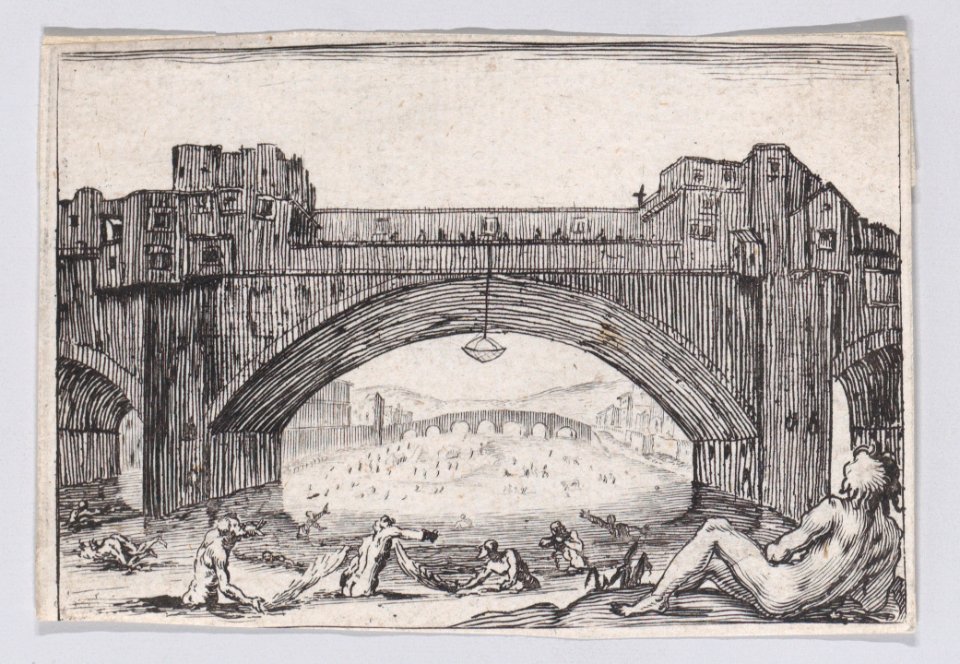 The Ponte-Vecchio, in Florence Met DP888331