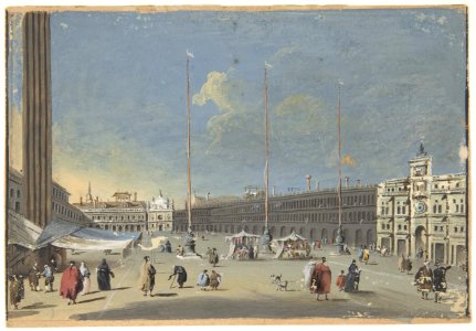 The Piazza San Marco towards San Giacomo MET DP810091