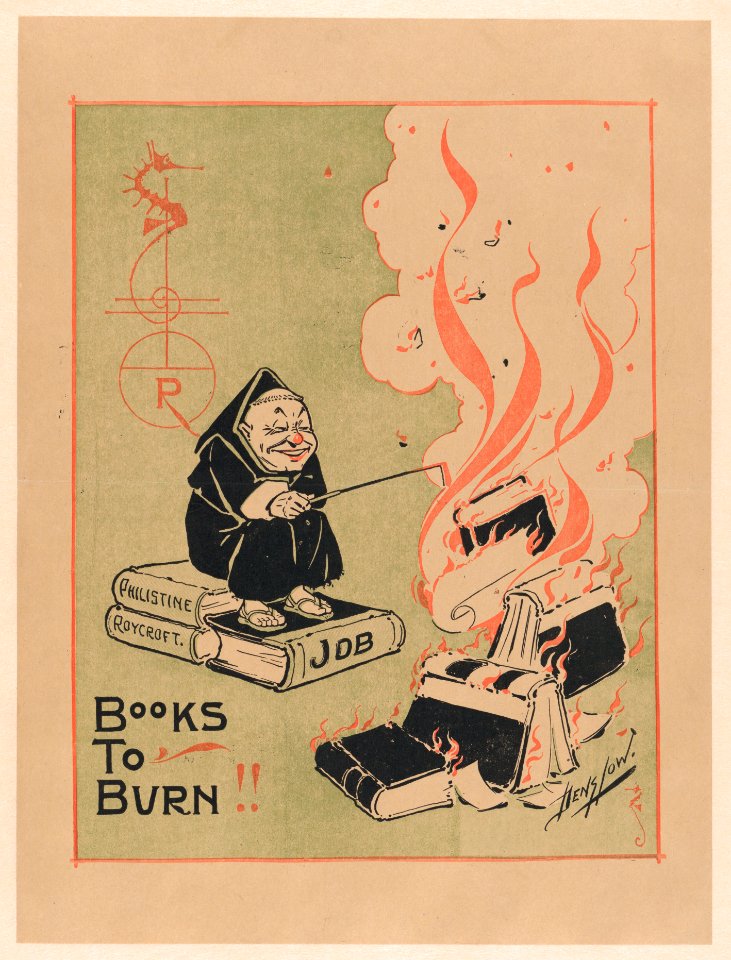 The Philistine- "Books to Burn" MET DP866778 1