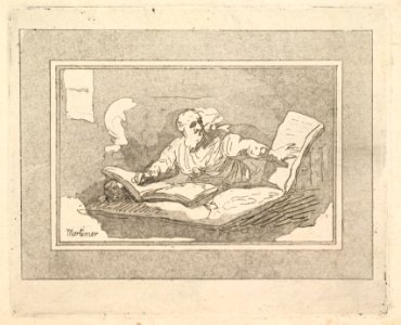 The Philosopher (Bearded Old Man Copying Book) MET DP823457