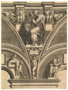 The Persian Sibyl; from the series of Prophets and Sibyls in the Sistine Chapel MET DP821564