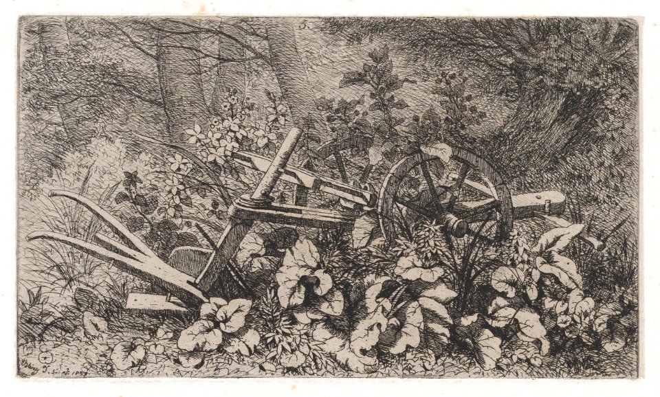 The Plow with Burdock Plants MET DP874299