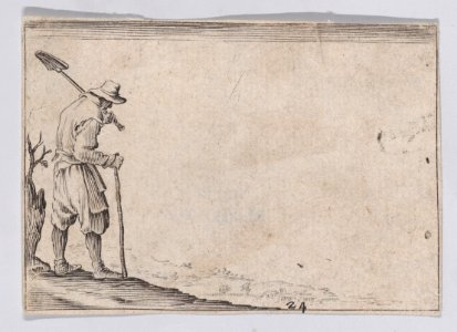 The Peasant Carrying his Shovel over his Shoulder Met DP888326
