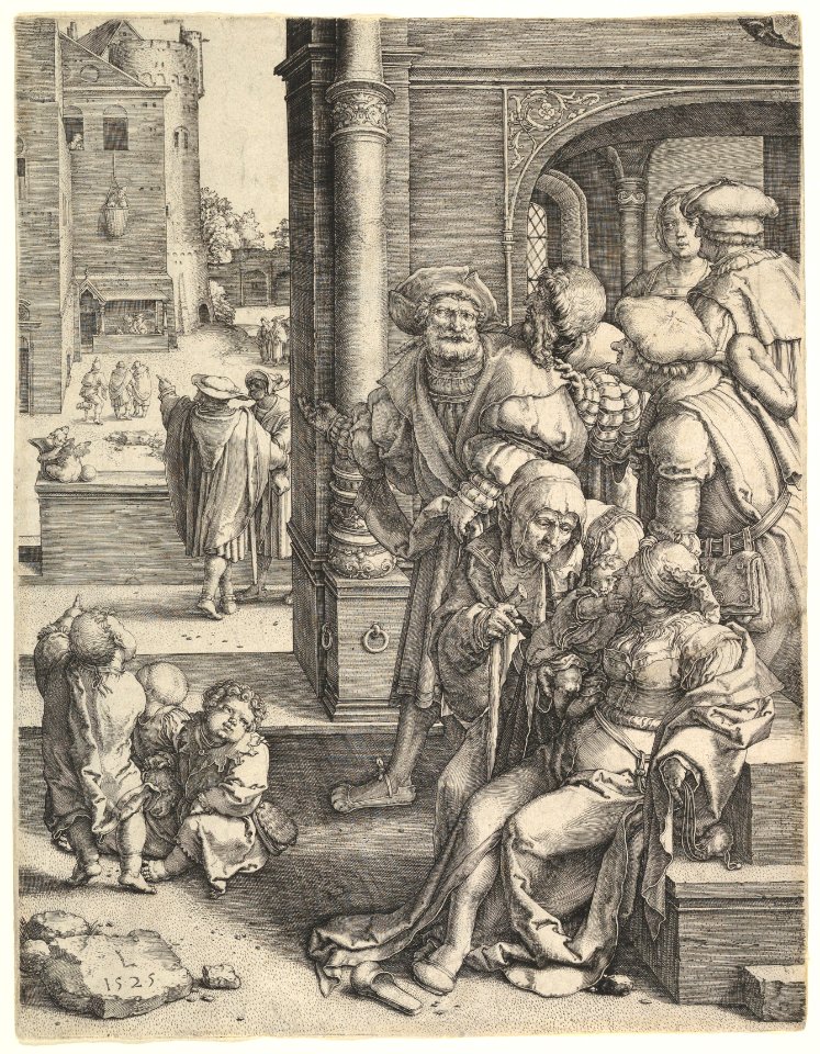 The Poet Virgil in a Basket MET DP819149