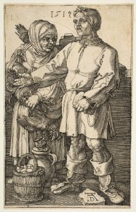The Peasant Couple at Market MET DP815910