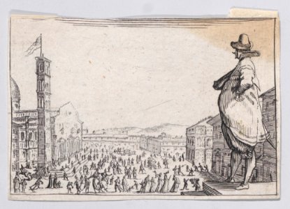 The Piazza del Duomo, in Florence Met DP888316