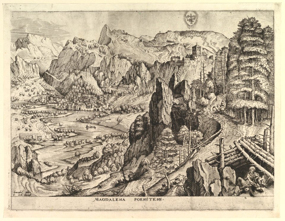 The Penitent Magdalene (Magdalena poenitens) from The Large Landscapes MET DP826001