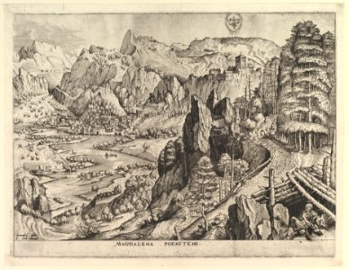 The Penitent Magdalene (Magdalena poenitens) from The Large Landscapes MET DP826001