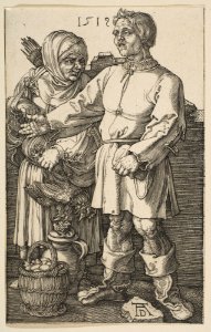 The Peasant Couple at Market MET DP815906