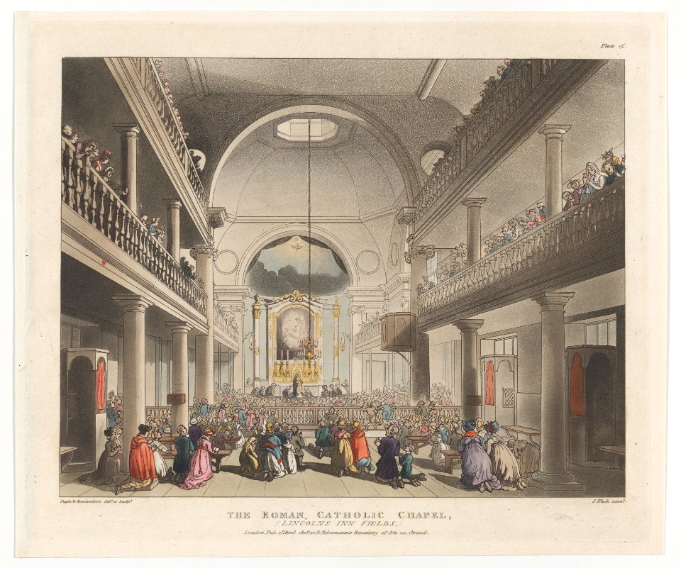 The Roman Catholic Chapel, Lincoln Inn Fields MET DP874008