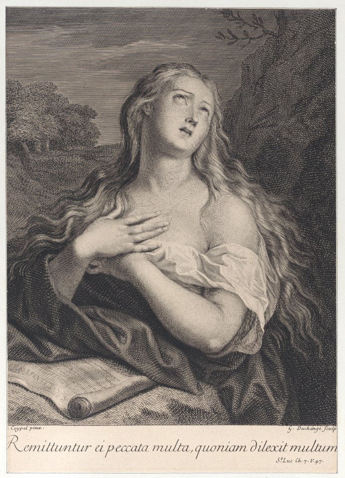 The penitent Mary Magdalene in the wilderness Met DP884582