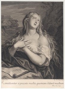 The penitent Mary Magdalene in the wilderness Met DP884582