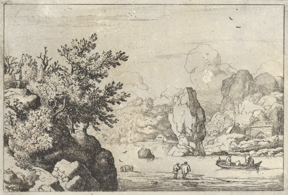 The Rock in the Middle of the River MET DP837565