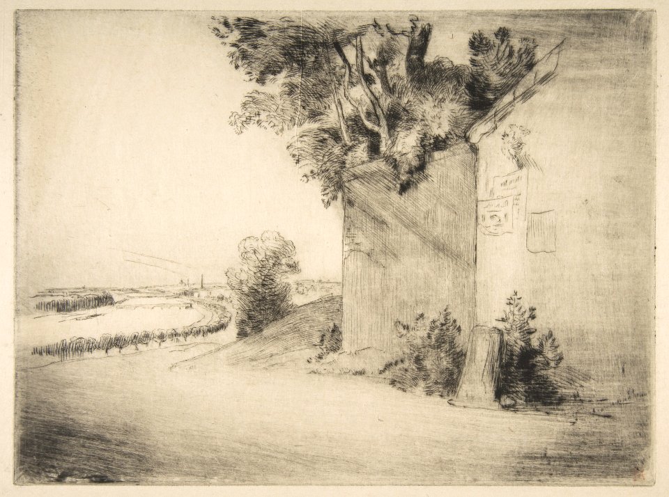 The Seine, seen from Passy MET DP814133