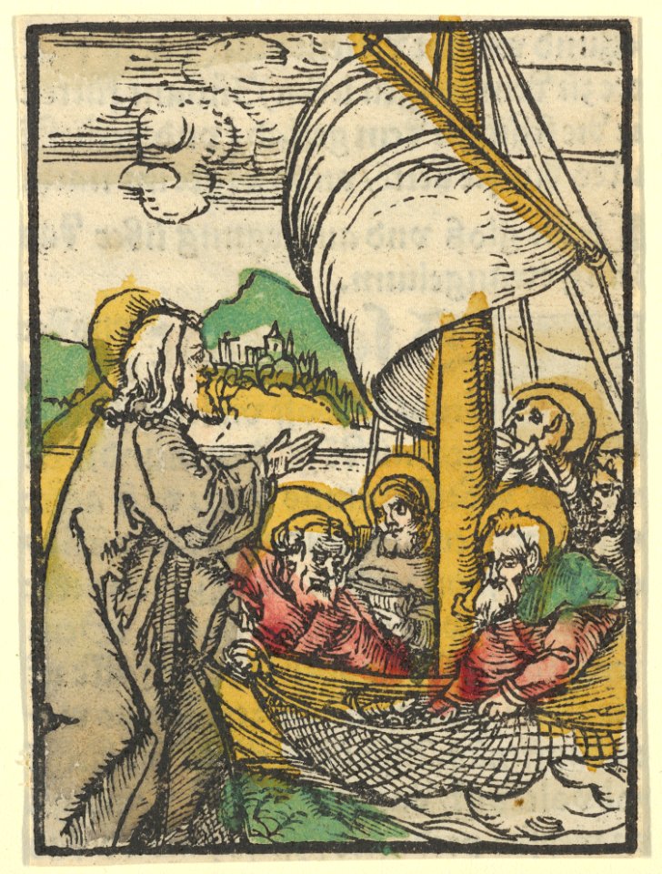 The Second Draught of Fishes by Saint Peter, from Das Plenarium MET DP849934