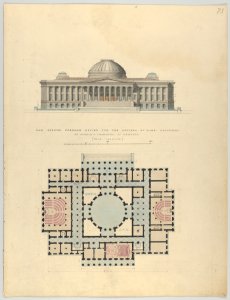 The Second Premium Design for the Capitol of Ohio, Columbus MET DP854635