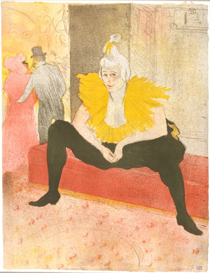 The Seated Clowness (Mademoiselle Cha-u-ka-o) (from the series Elles) MET DP234433
