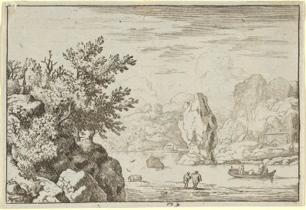 The Rock in the Middle of the River MET DP837596