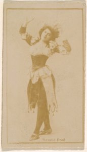Tennie Pool, from the Actresses series (N245) issued by Kinney Brothers to promote Sweet Caporal Cigarettes MET DP859317