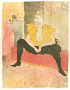 The Seated Clowness (Mademoiselle Cha-u-ka-o) (from the series Elles) MET DP835775