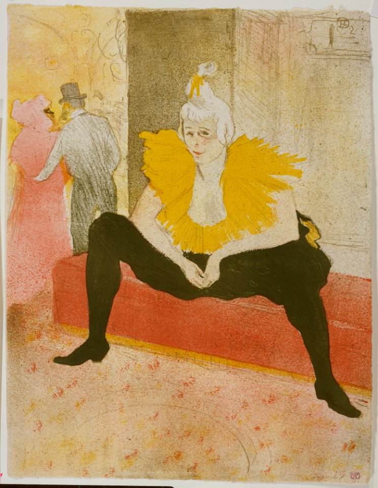 The Seated Clowness (Mademoiselle Cha-u-ka-o) (from the series Elles) MET DT8019