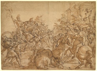 The Sabine Women Pleading for Peace. MET DP820301