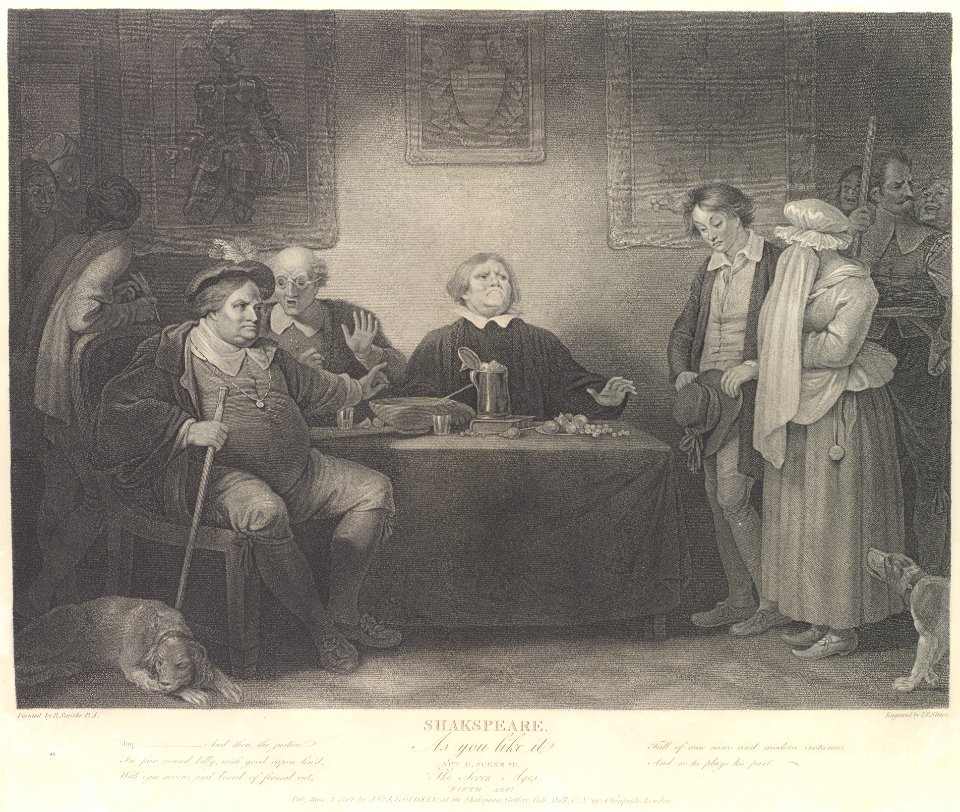 The Seven Ages, Fifth Age- The Justice (Shakespeare, As You Like It, Act 2, Scene 7) MET DP109508