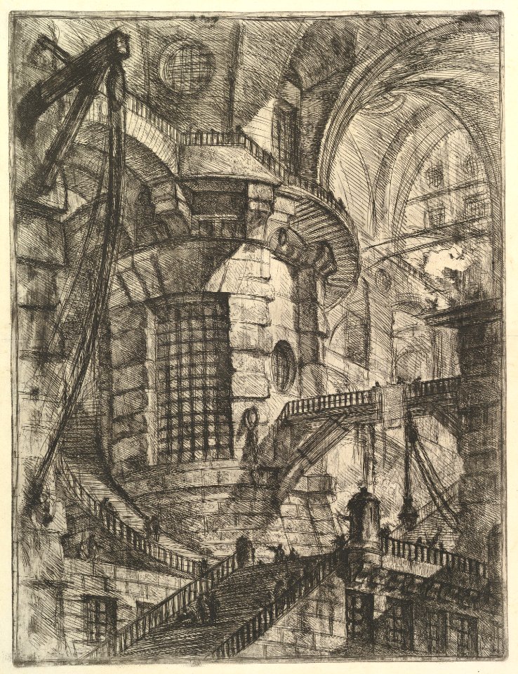The Round Tower, from 'Carceri d'invenzione' (Imaginary Prisons) MET DP828191