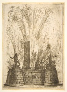 The Round Tower Ruptured to Reveal the Statue of the King of the Romans MET DP816333