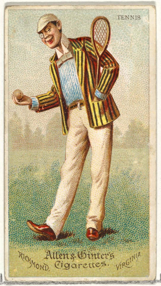 Tennis, from World's Dudes series (N31) for Allen & Ginter Cigarettes MET DP838501