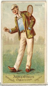 Tennis, from World's Dudes series (N31) for Allen & Ginter Cigarettes MET DP838501