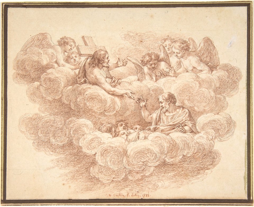 The Risen Christ Appearing to Souls in Purgatory MET DP805727
