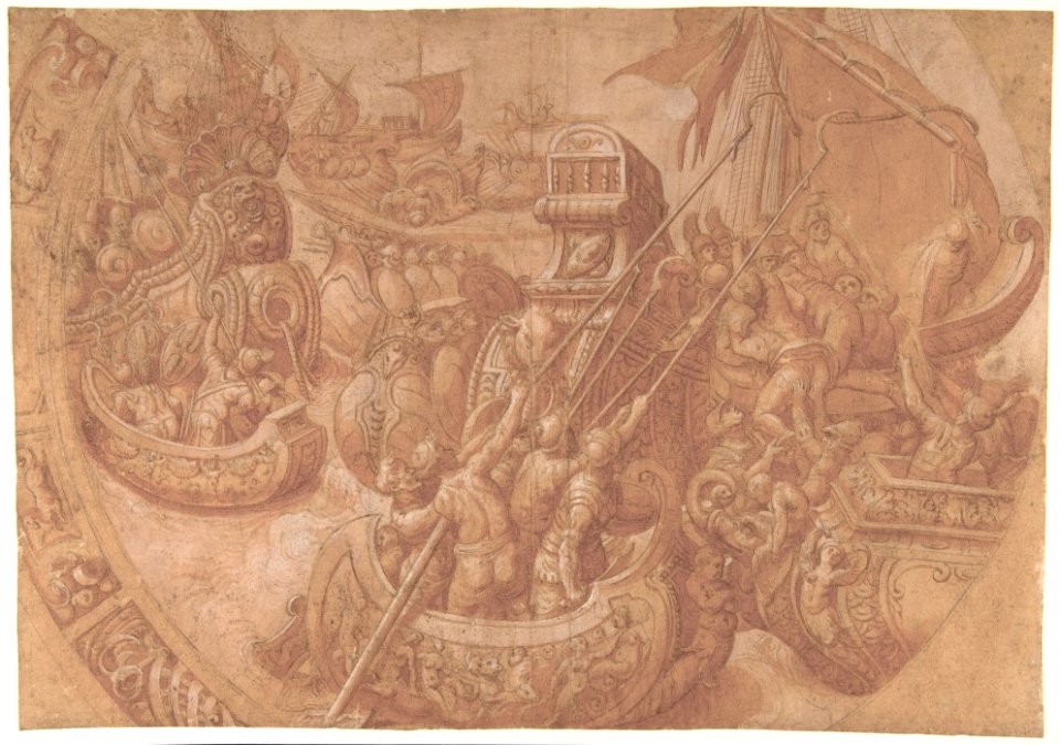 The Sea Battle in the Gulf of Morbihan MET DP801721