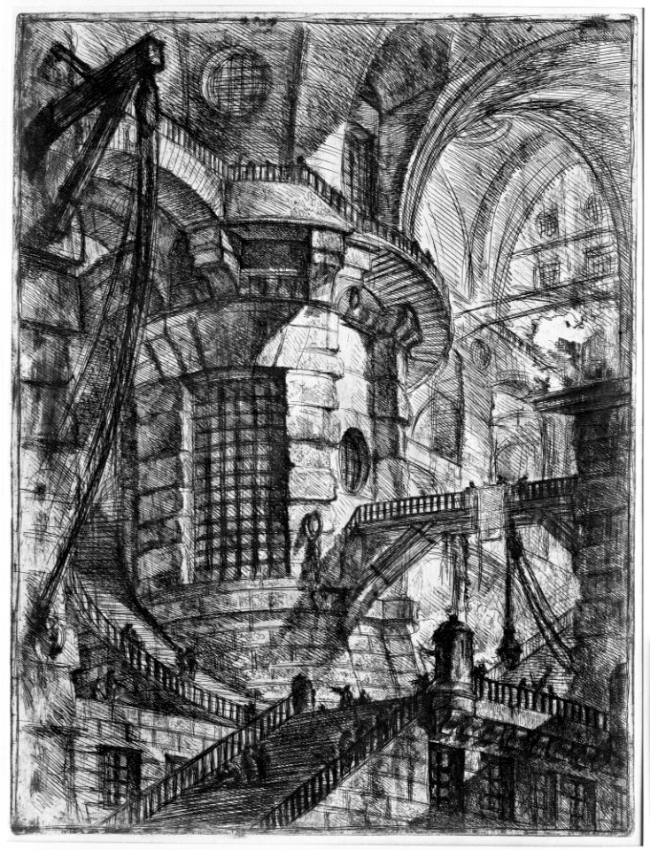 The Round Tower, from 'Carceri d'invenzione' (Imaginary Prisons) MET MM10265