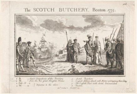 The Scotch Butchery, Boston, 1775 MET DP876964