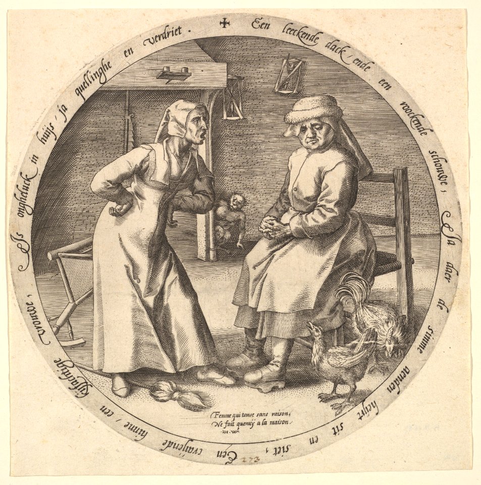 The Scolding Woman and the Cackling Hen MET DP825985