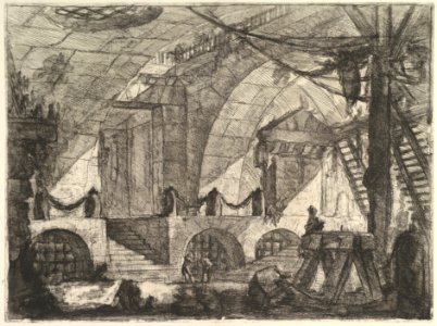 The Sawhorse, from Carceri d'invenzione (Imaginary Prisons) MET DP828186