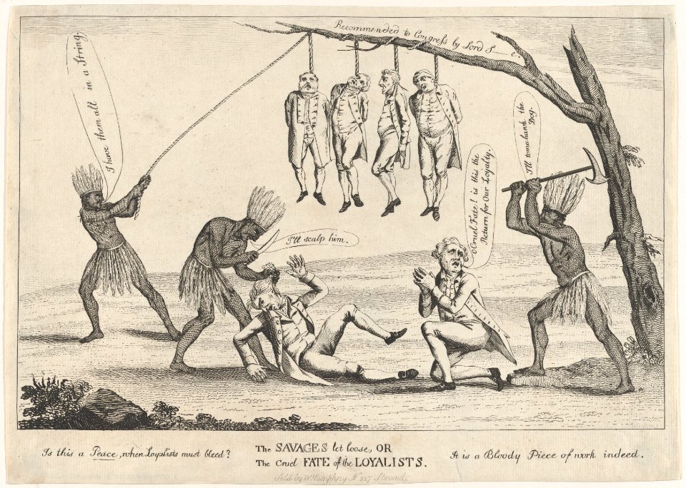 The Savages Let Loose, or the Cruel Fate of the Loyalists MET DP877005