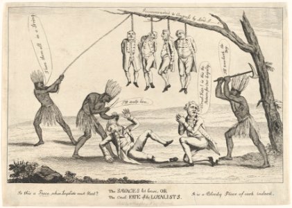 The Savages Let Loose, or the Cruel Fate of the Loyalists MET DP877005