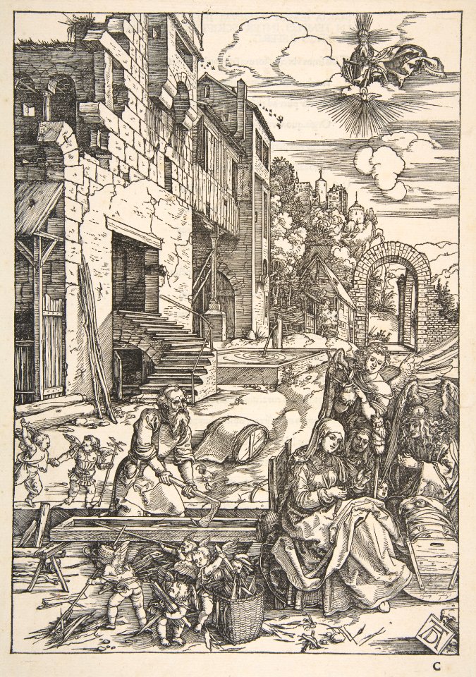 The Sojourn of The Holy Family in Egypt, from The Life of the Virgin, Latin Edition, 1511 MET DP816282