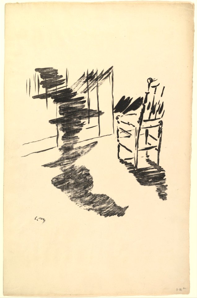 The Shadow that Lies Floating on the Floor. Illustration to The Raven by Edgar Allan Poe MET DP820761